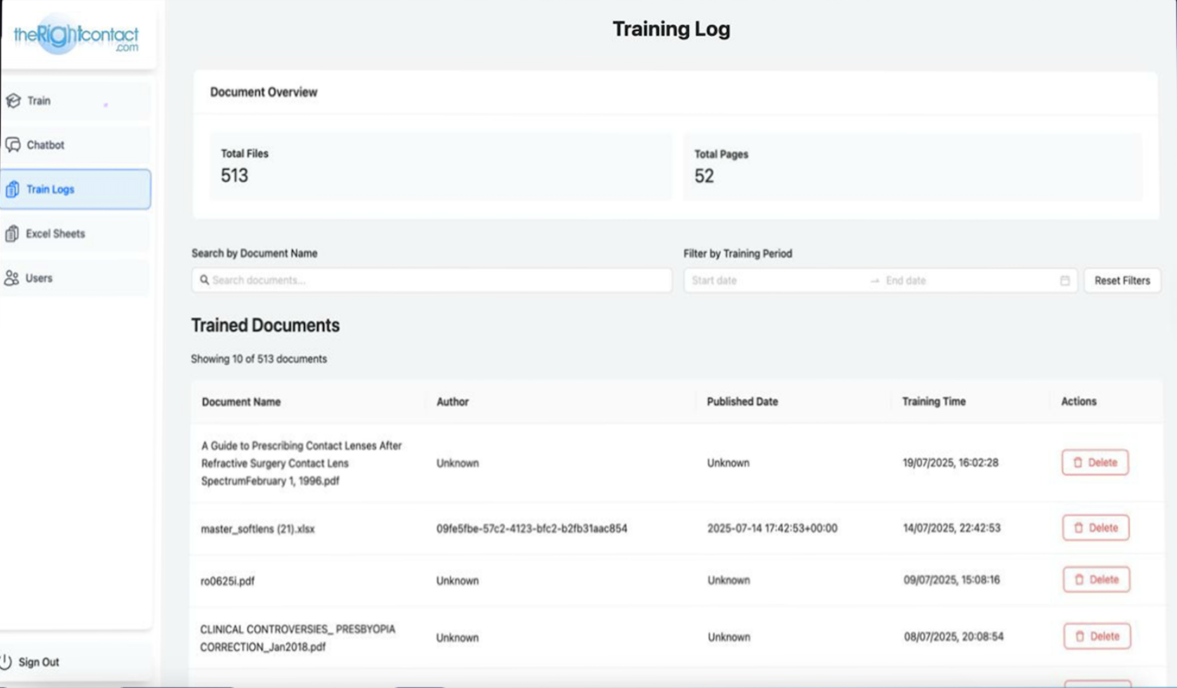 TheRightContact.com — AI Contact Lens Platform screenshot 2